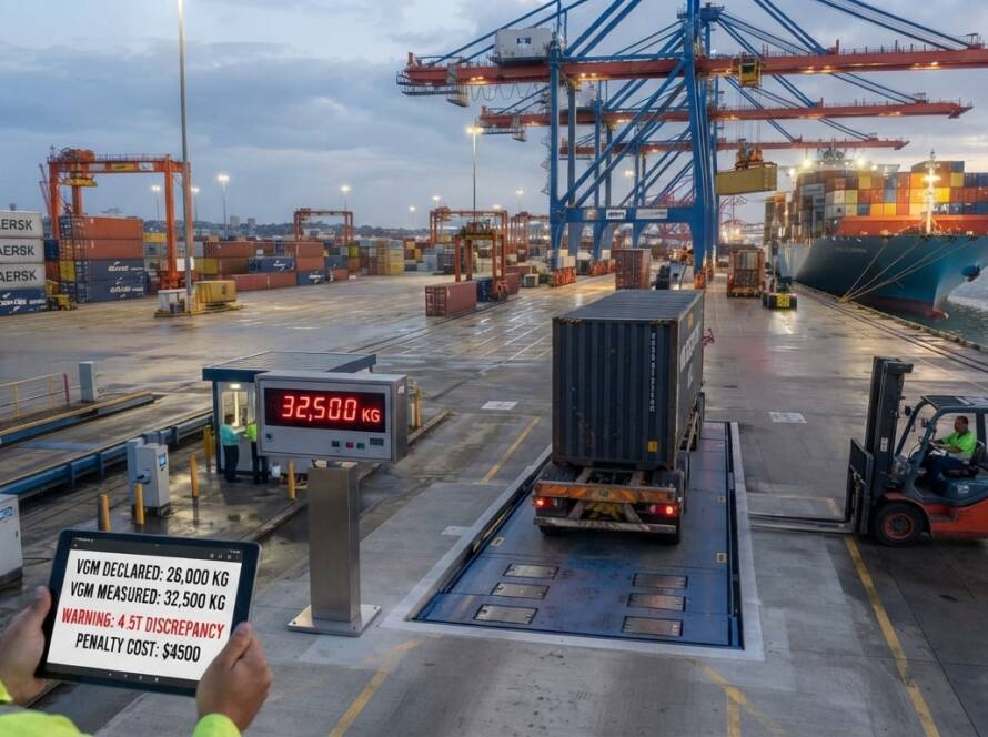 What Happens If Your VGM Is Wrong? Costs, Fees and Rolled Cargo